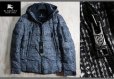 画像1: ブラックレーベル クレストブリッジ/BLACK LABEL CRESTBRIDGE 秋冬 千鳥 チェック ホワイトグース ダウンジャケット (1)