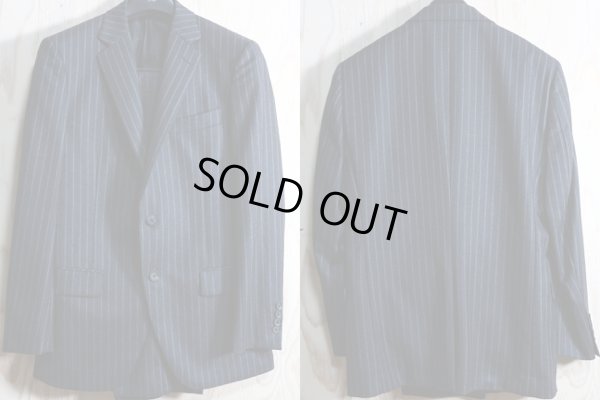 画像3: メンズティノラス 秋冬 ウール フランネル チョークストライプ スーツ/MEN'S TENORAS