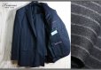 画像1: メンズティノラス 秋冬 ウール フランネル チョークストライプ スーツ/MEN'S TENORAS (1)
