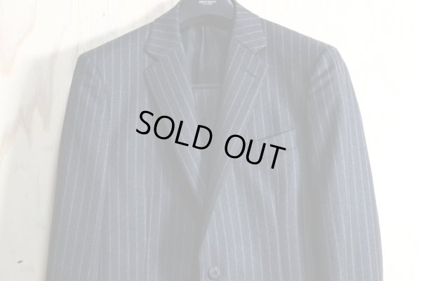 画像2: メンズティノラス 秋冬 ウール フランネル チョークストライプ スーツ/MEN'S TENORAS