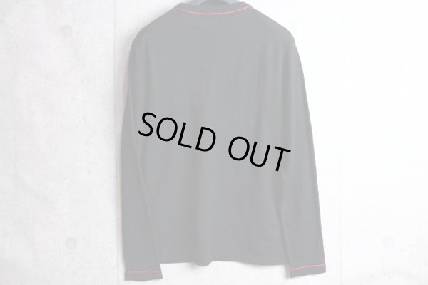 画像3: コムサメン 天竺 カラーステッチ ウール クルーネック ニット セーター /COMME CA MEN/ハイゲージ