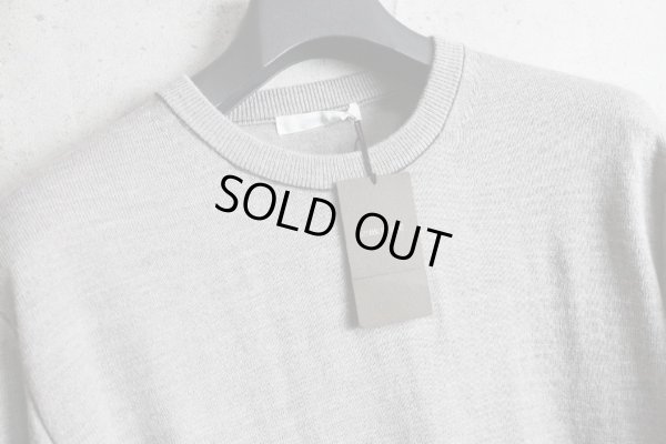 画像5: コムサメン 天竺 カラーステッチ ウール クルーネック ニット セーター /COMME CA MEN/ハイゲージ