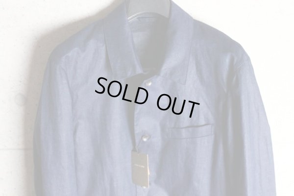 画像5: コムサメン 春夏 リネン コーティング シャンブレー ステンカラー コート /COMME CA MEN/スプリングコート