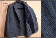画像1: アルチザン メン 春夏 日本製 リネン100% ピン ストライプ ジャケット/ARTISAN MEN/麻 (1)