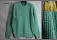 画像1: コムサコミューン/COMME CA COMMUNE 春夏 高機能 ウォッシャブル リブ ワッフル クルーネック ニット (1)