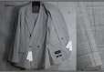 画像19: コムサイズム/COMME CA ISM 春夏 ウォッシャブル かすりチェック ダブル スリーピース スーツ/3.3万/ジャケット/ジレ/スラックス