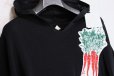 画像2: ベータ・メン/β MEN 春夏 日本製 キャロット柄 半袖ニット パーカー (2)