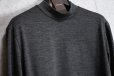 画像2: コムサメン 秋冬 日本製 ウォッシャブル 吸水速乾 ウール モックネック 長袖Tシャツ/COMME CA MEN