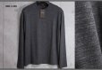 画像4: コムサメン 秋冬 日本製 ウォッシャブル ウール ジャケットネック 長袖Tシャツ/COMME CA MEN