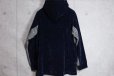画像3: コムサコミューン/COMME CA COMMUNE 秋冬 シェニールヤーン ツイードチェック切り替え プルパーカー