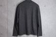 画像6: コムサメン 秋冬 日本製 ウォッシャブル ウール ジャケットネック 長袖Tシャツ/COMME CA MEN