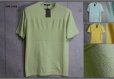 画像1: コムサメン 春夏 コットン リンクス切り替え ニットTシャツ/COMME CA MEN (1)