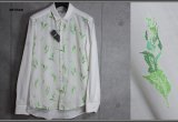 アルチザン メン 春夏 日本製 旗艦店限定 文化企画 リネン混 ボタニカル 長袖シャツ/ARTISAN MEN