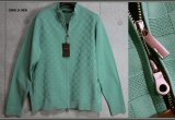コムサメン 春夏 市松ジャガード ハイネック Wジップ カーディガン ブルゾン/COMME CA MEN