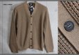 画像1: コムサコミューン/COMME CA COMMUNE 秋冬 厚手 ワッフル ニット カーディガン (1)