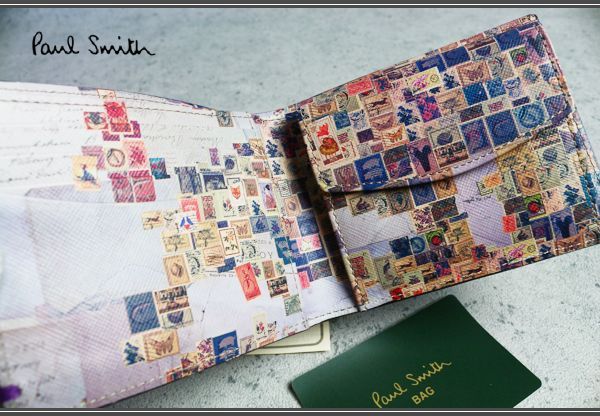 ポールスミス プリントコレクション マップ 二つ折り財布のアウトレット通販『オルドビス』