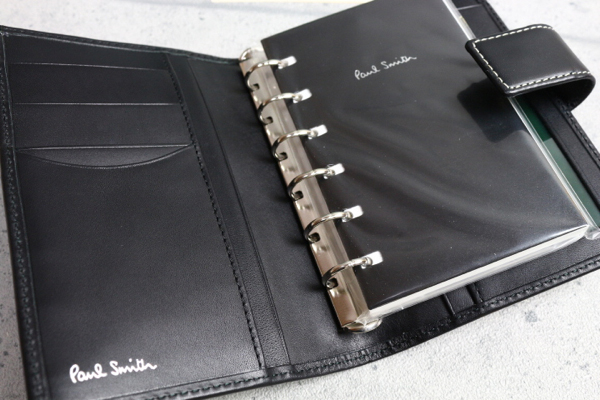 ポールスミス ダブルステッチシステム手帳ミニ6穴サイズのアウトレット通販『オルドビス』
