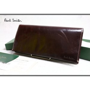 画像: ポールスミスPaul smithカンガルーレザー長財布