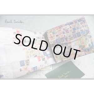 画像: ポールスミス プリントコレクション マップ 二つ折り財布