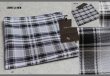 画像1: コムサメン上質シルクタータンチェックハンカチ/COMME CA MEN