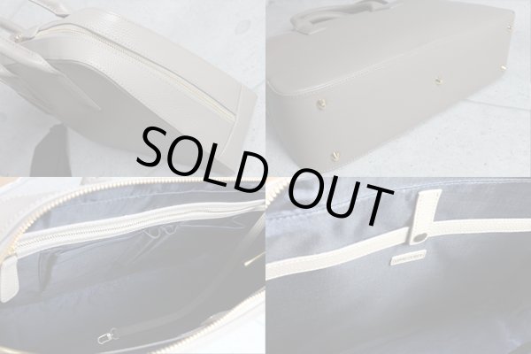 画像5: コムサメン本革オールレザー 自立式 ビジネスバッグ/COMME CA MEN