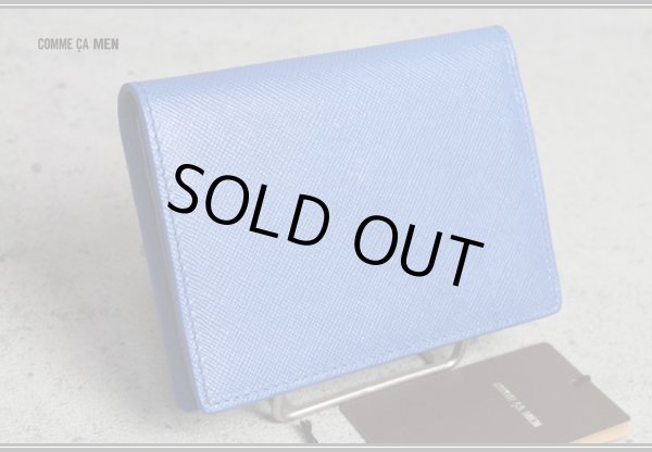 画像6: コムサメン本革カラー名刺入れ/カードケース/牛革/レザー/COMME CA MEN