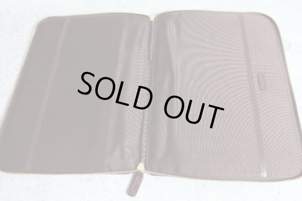 画像9: コムサメン クロコ柄牛革クラッチバッグ/レザー/COMME CA MEN