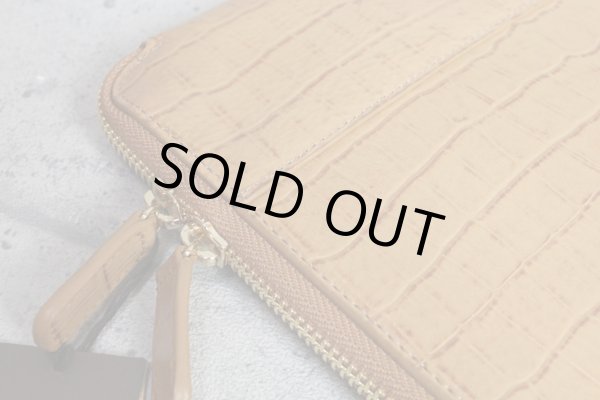 画像4: コムサメン クロコ柄牛革クラッチバッグ/レザー/COMME CA MEN