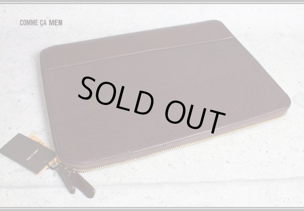 画像3: コムサメン牛革クラッチバッグ/レザー/COMME CA MEN