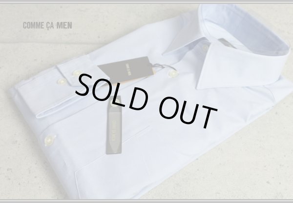 画像2: コムサメン上質コットンシャンブレー長袖ドレスシャツ/ビジネス/レギュラー/COMME CA MEN