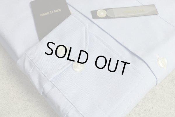 画像6: コムサメン上質コットンシャンブレー長袖ドレスシャツ/ビジネス/レギュラー/COMME CA MEN