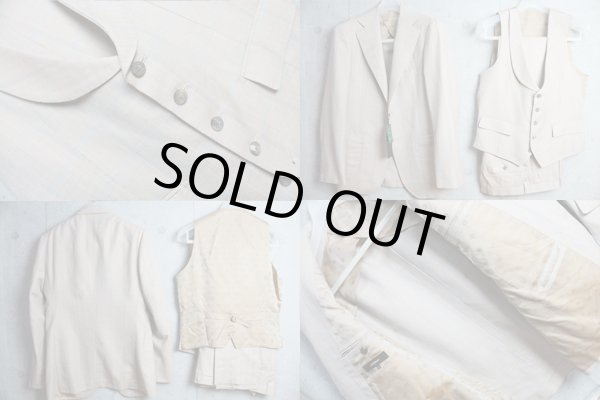 画像6: アルチザン高級ウールリネンスリーピーススーツ/ARTISAN