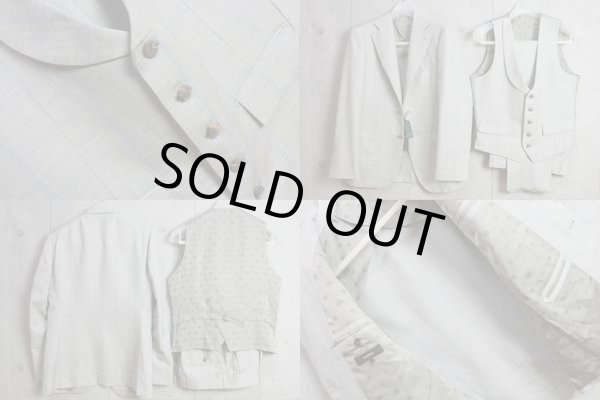 画像5: アルチザン高級ウールリネンスリーピーススーツ/ARTISAN