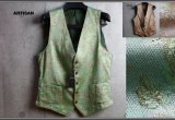 画像: アルチザン高級フラワー柄ジレ/ベスト/ARTISAN