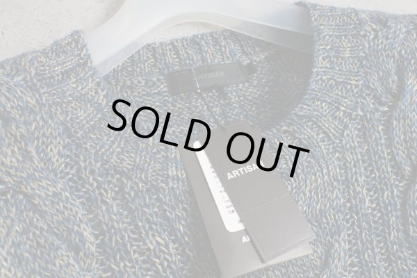 画像3: アルチザン アラン柄ローゲージざっくりセーター/ニット/ARTISAN