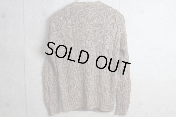 画像6: アルチザン アラン柄ローゲージざっくりセーター/ニット/ARTISAN