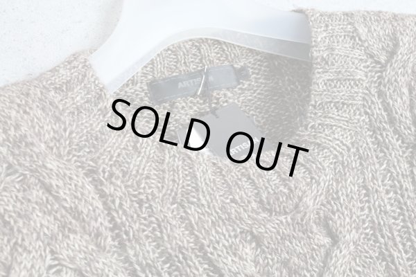 画像4: アルチザン アラン柄ローゲージざっくりセーター/ニット/ARTISAN