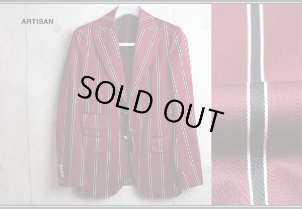 画像2: アルチザンMOON生地ダブルストライプジャケット/ARTISAN
