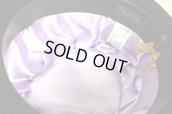 画像6: ポールスミス上質ウールフェルト中折れハット/フェザー/Paul smith