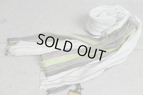 画像3: コムサメン イタリア製ストライプストール/綿麻/メンズ/COMME CA MEN