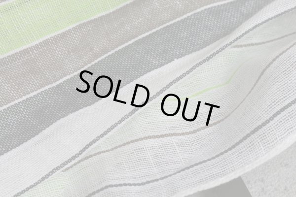 画像5: コムサメン イタリア製ストライプストール/綿麻/メンズ/COMME CA MEN