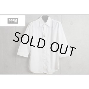 画像: PPFMペイトンプレイス上質インド綿刺繍七分袖シャツ