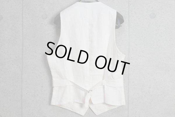 画像6: アルチザン春夏リネンシルクヘリンボーンジレ/ベスト/ARTISAN