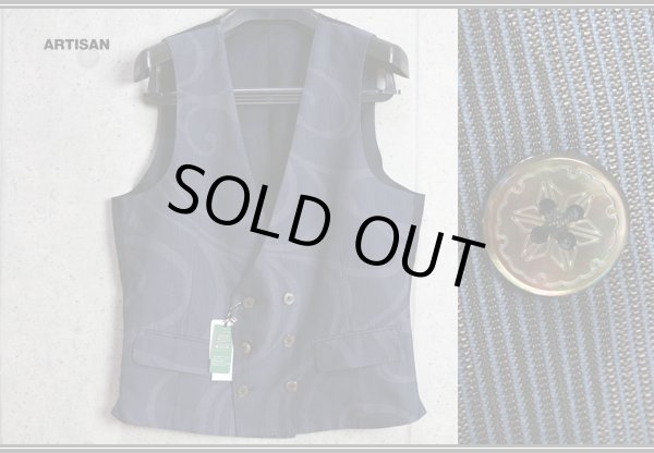 画像2: アルチザン春夏キュプラコットン西陣織ジレ/ベスト/ARTISAN