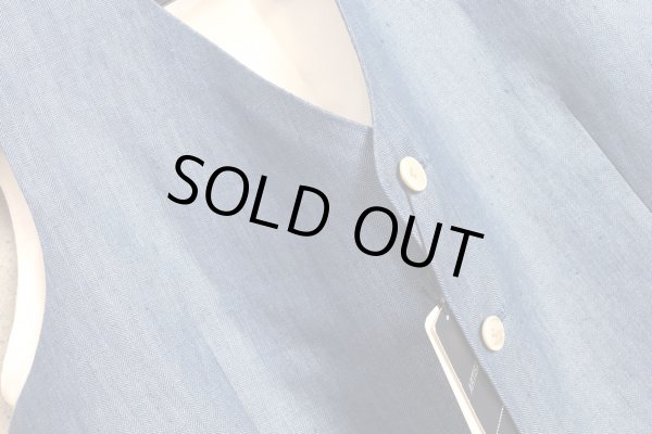 画像3: アルチザン春夏リネンシルクヘリンボーンジレ/ベスト/ARTISAN