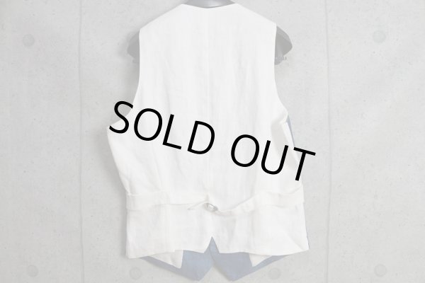 画像5: アルチザン春夏リネンシルクヘリンボーンジレ/ベスト/ARTISAN