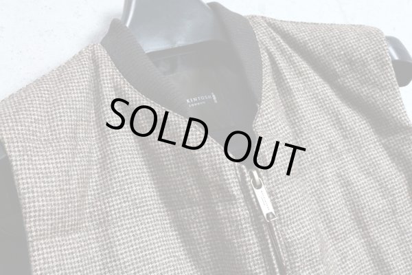画像4: MACKINTOSH LONDON千鳥ウールリネンダウンベスト/マッキントッシュ ロンドン