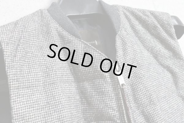 画像3: MACKINTOSH LONDON千鳥ウールリネンダウンベスト/マッキントッシュ ロンドン