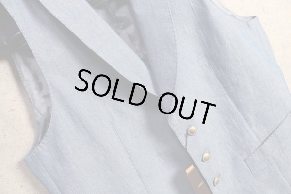 画像4: コムサメン春夏メタル釦シャンブレージレ/ベスト/COMME CA MEN