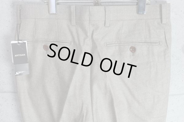 画像5: アルチザン最高級ウールフランネル地スラックス/ARTISAN